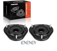 Frankberg 2 cojinetes de amortiguador de muelles delantero izquierdo derecho compatible con Corolla Compact E10 E11 Corolla Station Wagon E10 E11 Replace # 48609-12330