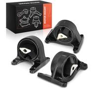 Frankberg 2 cojinetes del motor delantero izquierdo o derecho + 1 cojinete de transmisión automática compatible con Grand Cherokee II WG WJ 4.7L 1999-2005 Replace # 52058937