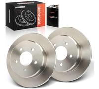 Frankberg 2 discos de freno para eje trasero izquierdo y derecho, compatible con Voyager IV RG RS 2.4L-3.8L 2000-2008 Voyager/Grand Voyager III GS 2.0L-3.8L 1995-2001 Replace# 4721023