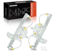 Frankberg 2 elevalunas eléctrico sin motor trasero izquierdo derecho compatible con C4 I LC Hatchback 2004-2011 C4 tricuerpo 2006-2011 Replace # 922390 922489
