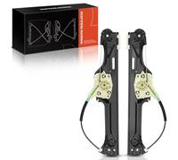 Frankberg 2 elevalunas eléctrico sin motor trasero izquierdo derecho compatible con X6 E71 E72 3.0L 4.4L SUV 2007-2014 Replace# 51357197303 51357197304