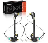 Frankberg 2 elevalunas eléctricos con motor de 2 polos, parte trasera izquierda y derecha, compatible con Scénic I MPV FA0 JA0/1 1.4L-2.0L 1999-2003, repuesto # 8200044416