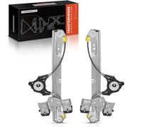 Frankberg 2 elevalunas eléctricos sin motor delantero izquierdo derecho compatible con Fiesta VI CB1 CCN Hatchback Fiesta VI Van Replace # 1225776 1225778