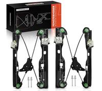 Frankberg 2 elevalunas eléctricos sin motor, parte trasera izquierda y derecha, 4/5 puertas, compatible con T.o.u.a.r.e.g 7P5 7P6 3.0L-4.2L SUV 2010-2018 Replace# 7P6839461A