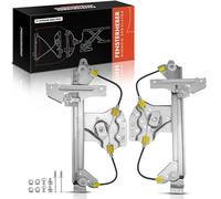 Frankberg 2 elevalunas eléctricos sin motor, parte trasera izquierda y derecha, compatible con 207 SW WK 1,4 L 1,6 L Combi 2007-2013, repuesto # 9224G5 9224C9