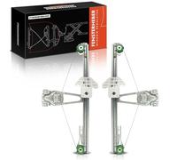 Frankberg 2 elevalunas manuales sin motor trasero izquierdo derecho compatible con Polo 6N1 6N2 1.0L-1.9L Hatchback 1994-2001 Replace# 6N4839401 6N4839402