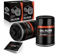 Frankberg 2 filtros de aceite, tornillo de aceite compatible con Golf VI 5K1 2.0L Q3 8UB 8UG O.c.t.a.v.i.a II Combi 1Z5 1.8L A4 8K2 TT 8J3 Replace# PH10600