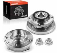 Frankberg 2 rodamientos de rueda juego de rodamientos de rueda delantera | Al frente rueda con brida ⌀135, 6, 274378; Compatible con: C70 I Cabriolet 873, 850 Finca 855, S70 874, V70 I 875 876