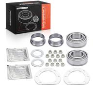 Frankberg 2 rodamientos de rueda, juego de rodamientos traseros con bolsa de grasa, compatible con Clase G W461 W460 T1 Bus B601 Bus 602 Plata/chasis 601 Replace # VKBA1470