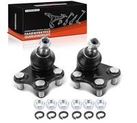 Frankberg 2 rótulas del eje delantero 6R0407365 | Compatible con: Polo 9A 9N, A1 Sportback 8XA 8XF, Polo 6C1 6R1, Habitación 5J7, Ibiza IV ST 6J8 6P8, NH3 rápido NK3 NK6