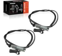 Frankberg 2 sensores ABS de velocidad de la rueda, eje trasero izquierdo y derecho, compatible con 1er E81 E82 E87 E88 2004-2013 3er E90 E91 E92 E93 2004-2013 Replace# 34526762466