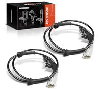 Frankberg 2 x ABS Sensor de velocidad de la rueda trasera izquierda derecha compatible con C4 LA LC LR 1.4L-2.0L 2004-2011 307 3A/C 3E 3H 3B 1.4L-2.0L 2000-2014 Replace# 96449668