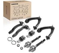 Frankberg 2 x articulación transversal + 3 x rótula de dirección + 2 x articulaciones de soporte delanteras compatibles con CR-V I RD 2.0L 1995-2002 Replace# K9802, EV414