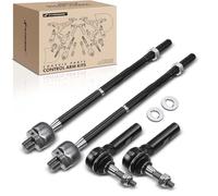 Frankberg 2 x rótula de dirección + 2 x barra de acoplamiento exterior interior compatible con 300 C Touring LE LX 300 C LE LX Replace # EV80702, ES3571