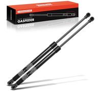 Frankberg 2x Amortiguadores de gas universales 380N 500MM 205MM cabeza esférica simple para muebles barras de tiendas de campaña armarios cajas de herramientas cubiertas de almacenamiento