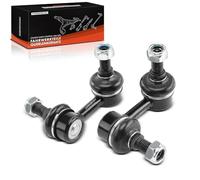 Frankberg 2x Barra de acoplamiento Estabilizador Delantero 546688H300 | Compatible con Nissan X-Trail T30 2.0L 2.2L 2.5L; con TuercayArticulación de soporte/guía, M12 x 1.5