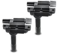 Frankberg 2x Bobinas de encendido Gasolina Compatible con Jimny Vehículo todoterreno cerrado SN 1.3L SX4 EY G.Y 1.6L SX4 S-Cross JY 1.6L Wagon R+ Compacto MA 1.3L Ignis I FH 1.3L Replace# 3340062J00