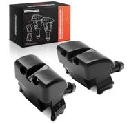 Frankberg 2x Boquillas de agua de lavado Boquilla pulverizadora del parabrisas delantero izquierdo derecho Compatible con Serie 3 Touring E46 Serie 3 E46 Replace# 61668374367