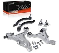 Frankberg 2x Brazo guía transversal + 2x Articulaciones de Apoyo + 2x Spurstangenkopf Eje Delantero Compatible con S80 I 184 1998-2006 S80 I TS XY 1998-2006 Sustituir# 274548