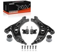 Frankberg 2x Brazo transversal + 2x Articulación de soporte Articulación de guía + 2x Cojinete del brazo transversal Compatible con Fabia II 542 Polo 9A 9N Fabia II Combi 545 Ibiza III 6L1 6Q0407183A