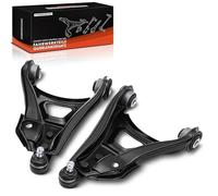 Frankberg 2x Brazo transversal Brazo de eje Delantero izquierdo derecho Compatible con Kangoo KC0/1 Clio II BB CB Thalia I LB Kubistar Furgoneta X76 Thalia II LU Replace# 8200942407