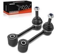 Frankberg 2x Brazo transversal Brazo de eje Trasero izquierdo derecho Compatible con Golf VI 5K1 Golf V 1K1 Golf Plus 521 5M1 Golf VI Variante AJ5 Yeti 5L Replace# 1K0505465AA