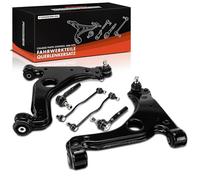 Frankberg 2x Brazo transversal Junta de soporte + 2x Cabezal de barra de acoplamiento + 2x Barra de acoplamiento Parte delantera izquierda Derecha Compatible con Astra H Meriva B MPV Zafira 24454477