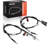Frankberg 2x Cable del Freno de Estacionamiento Trasera Cable del Freno de Estacionamiento Compatible con Almera II N16 Almera II Hatchback N16 Replace# 36530-4M410