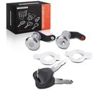 Frankberg 2x Cilindro de cierre Cerradura de puerta Parte delantera izquierda derecha Compatible con Movano Furgoneta X70 Movano Plataforma/Chasis X70 Movano Combi X70 Master II Replace# 7701470944