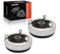 Frankberg 2x Cojinete de domo Cojinete de soporte de amortiguador Trasera Compatible con Serie 5 E60 Serie 7 E65 E66 E67 Serie 6 E63 Replace# 33526779611