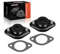 Frankberg 2x Cojinete de domo Cojinete de soporte de suspensión Eje trasero izquierdo derecho Compatible con Serie 3 E36 Serie 3 cabrio E36 Serie 3 Compact E36 Serie 3 Coupé E36 Z3 E36 33521092362