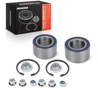 Frankberg 2x Cojinete de rueda Delantero Trasera Ball Replace #1J0498625 | Compatible con VW New Beetle cabrio, Golf IV Variante, Bora, Seat Leon, Skoda Octavia I Combi, Octavia I Furgoneta/Touring