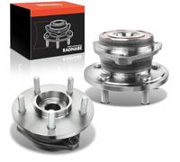 Frankberg 2x Cojinete de rueda Juego de cojinetes de rueda Delantero Rueda con brida diámetro 153,5 Compatible con Wrangler II TJ Grand Cherokee I ZG ZJ Cherokee XJ Wrangler I SJ YJ 53007449AB