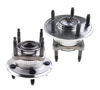 Frankberg 2x Cojinete de rueda Juego de cojinetes de rueda Eje trasero Rueda con brida diámetro 164,8 con ABS Rueda Sensora Compatible con Commander XH XK Grand Cherokee III WH WK 52111884AA 512302