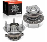 Frankberg 2x Cojinete de rueda Juego de cojinetes de rueda Trasera Izquierda Derecha Rueda con brida diámetro 146 con Anillo magnético ABS Compatible con Astra J P10 Astra J GTC Replace# 10964857