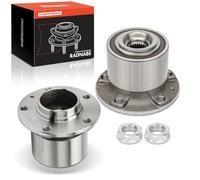 Frankberg 2x Cojinete de rueda Trasera Izquierda Derecha Rueda con brida diámetro 129 con Anillo magnético ABS Compatible con Spacetourer Bus V TR.A.Veller Bus V Expert Combi V 9819074780