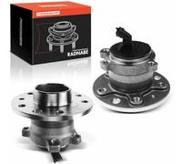 Frankberg 2x Cojinete de rueda Trasera Izquierda Derecha Rueda con brida diámetro 140 con ABS Carcasa del sensor Compatible con Vectra C CaR.A.Van Z02 Vectra C CC Z02 Signum Z03 1604314