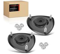 Frankberg 2x Cojinete de soporte de amortiguador Parte delantera izquierda derecha Compatible con Freelandel L314 1.8 16V 4x4 1.8i 16V 4x4 2.0TD4 4x4 2.5 V6 4x4 2.0Di 1998-2003 RNX100101