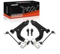 Frankberg 2x Delantero Brazo transversal + 2x Delantero Barra de acoplamiento + 2x Delantero Cabezal de barra de acoplamiento Compatible con Fiesta V JD JH Fiesta V Van Fusion JU 2 DY Replace# 1212808