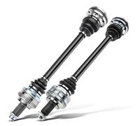 Frankberg 2x Eje motriz Eje de transmisión Caja de cambios manual Eje trasero Izquierda Derecha con ABS-Ring Compatible con Serie 3 Cabriolet E46 M3 Z4 Cupé E86 M Replace# 33202229727
