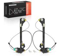 Frankberg 2x Elevalunas Mecanismo elevalunas Eléctrico Con Motor 2 Polos Trasera Sin placa 4/5-Puerta Compatible con Scénic I MPV FA0 Replace# 7700437155