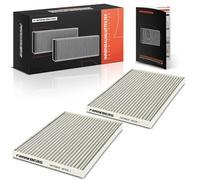 Frankberg 2x Filtro de aire de la cabina Compatible con Qashqai +2 I J10 NJ10 X-Trail T31 Qashqai +2 I Van J10 X-Trail Van T31 Replace# CUK1936