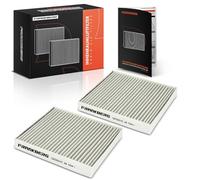 Frankberg 2x Filtro de aire de la cabina Compatible con Vitara LY SX4 S-Cross JY SX4 Berlina G.Y RW SX4 EY G.Y S-Cross Replace# 87139YZZ33