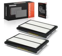 Frankberg 2x Filtro de aire Filtro Diesel Compatible con Qashqai II SUV J11 J11 1.3L 2018-2024 Kadjar HA HL 1.5L 1.6L 2015-2024 Replace# LX4239