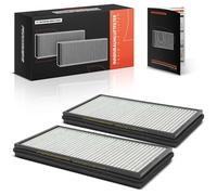 Frankberg 2x Filtro de habitáculo Filtro de polen con Carbono activado Compatible con 7er E65 E66 E67 B7 E65 Phantom VII RR1 Phantom VII Cupé RR3 Phantom VIII Replace# 64116921019