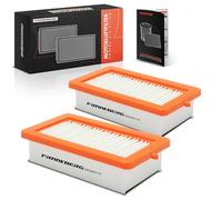 Frankberg 2x Filtros de aire Cartucho filtrante Compatible con Clio V B7 1.0L C.a.p.t.u.r II HF 1.3L Micra V K14 0.9L Micra V K14 1.0L Juke F16 1.0L Replace# C24057