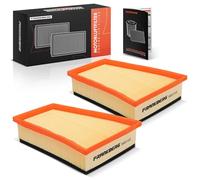 Frankberg 2x Filtros de aire Compatible con Megan.e III Grandtour KZ0/1 1.5L Megan.e III Compacto B3 BZ0/1 1.6L Scénic III JZ0/1 1.6L Scénic III JZ0/1 1.4L Megan.e III Grandtour KZ0/1 1.6L C25115