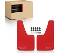 Frankberg 2X Guardabarros universales contra Salpicaduras automóvil Delanteros y Traseros compatibles con Touring Berlina SUV Compacto Cabrio Coupés MPV Pickup Camión Todas Carrocerías 358 * 208 mm