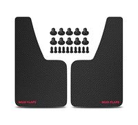 Frankberg 2X Guardabarros Universales para Coche Compatible con Hatchback Allroad Cabriolet Coupé Sedán Familiar MPV Todo Motor 360mm * 210mm