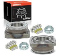 Frankberg 2x Juego de rodamientos de rueda con anillo Sensor magnético integrado Compatible con X3 F25 1.6L 2.0L 3.0L 2010-2017 X4 F26 2.0L 3.0L 2014-2018 Replace# 33406787015